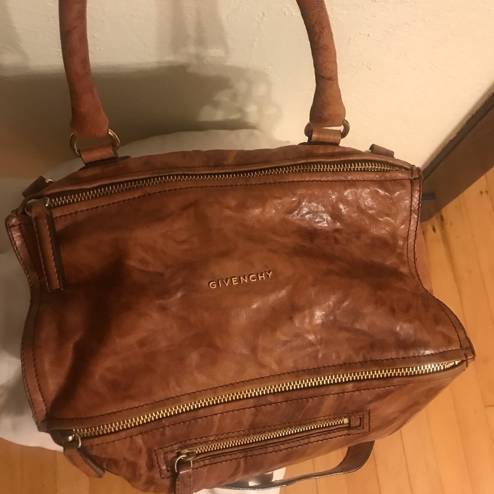 Givenchy- Medium Pepe Pandora' Leather Satchel
